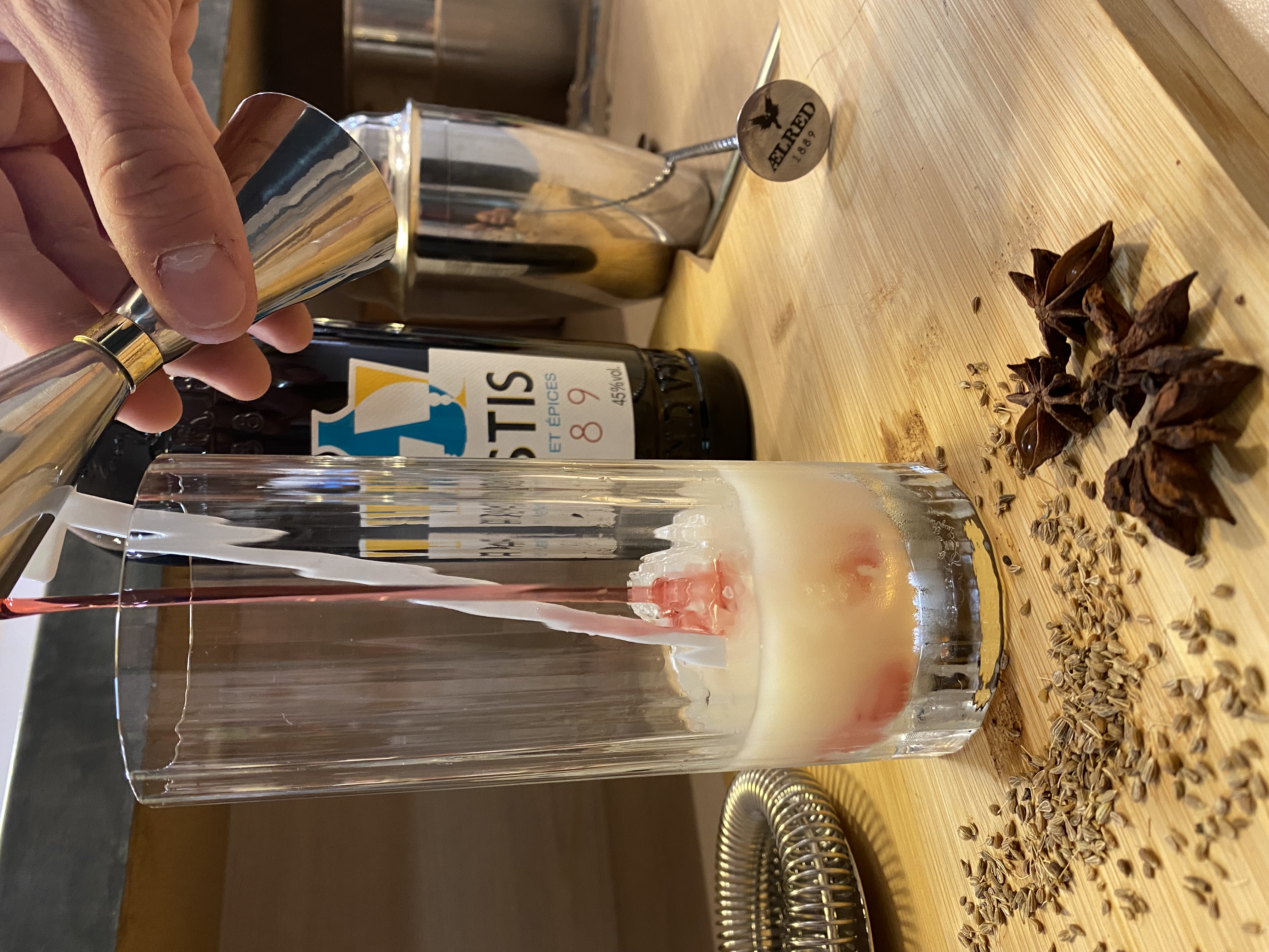 Pastis Grenadine (La Tomate)